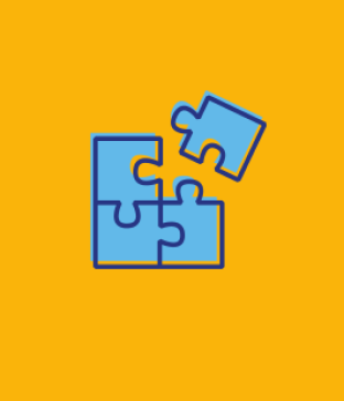 A jigsaw puzzle
